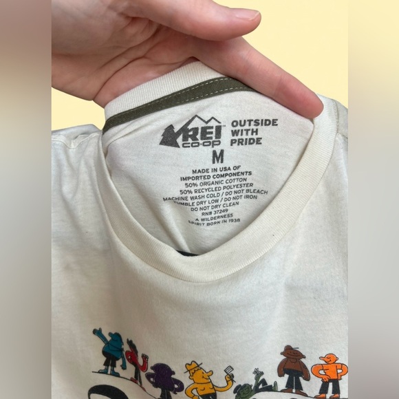 REI Co-op “Outside With Pride” Graphic Tee 🌈 Retired Design | Medium - Picture 2 of 4